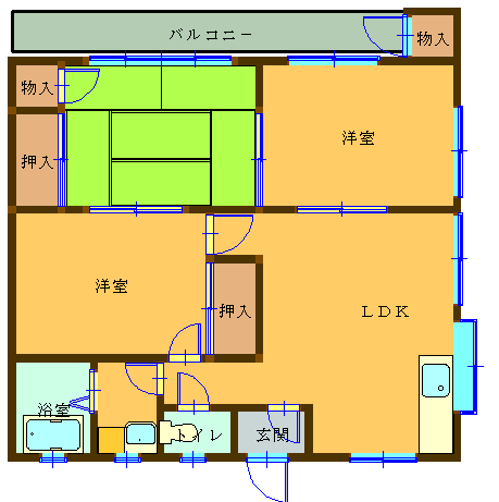 【天神5丁目】コーポ吉野　201号室